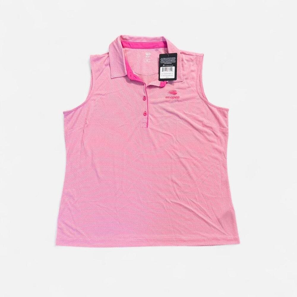 Us open pink polo shirt